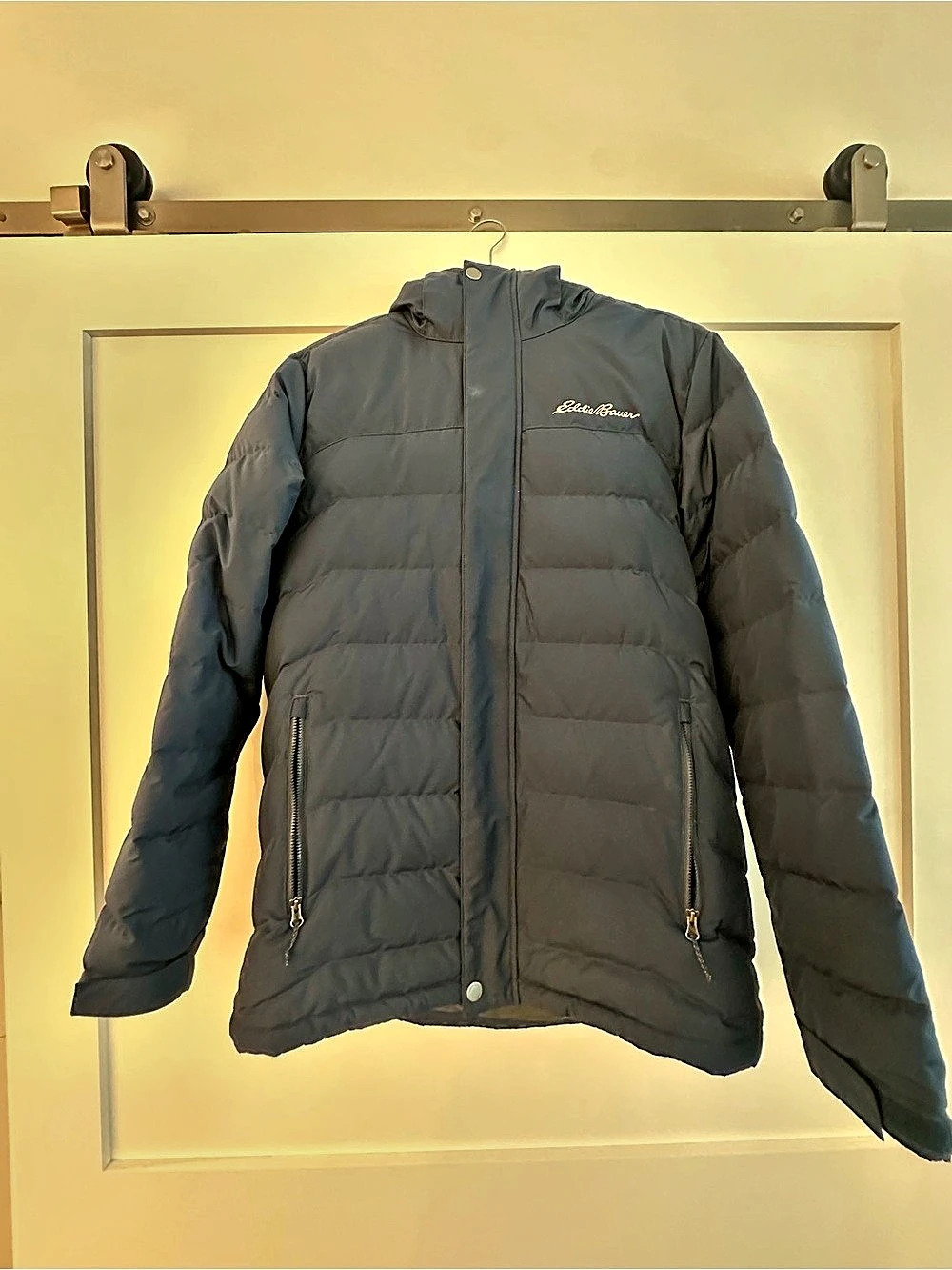 Eddie Bauer Men's Black Puffer Jacket